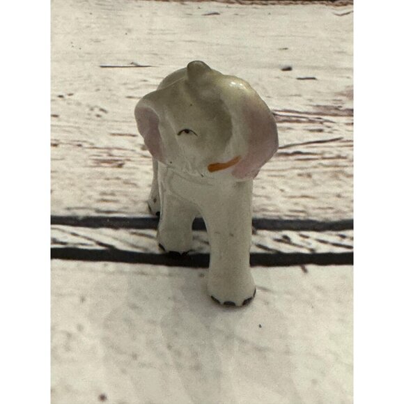 Vintage Gray Elephant Figurine - Picture 4 of 7
